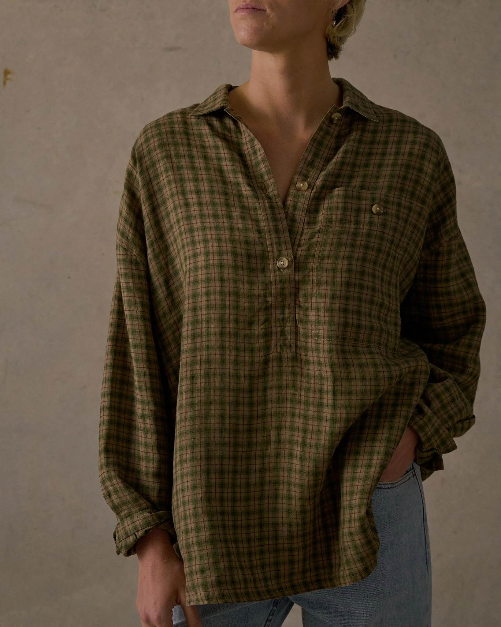 Patio Check Pullover - Image 7